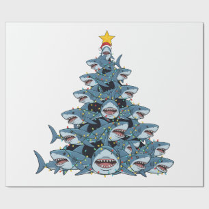Papel De Regalo Sombrero de Santa Claus de árbol de Navidad de tib