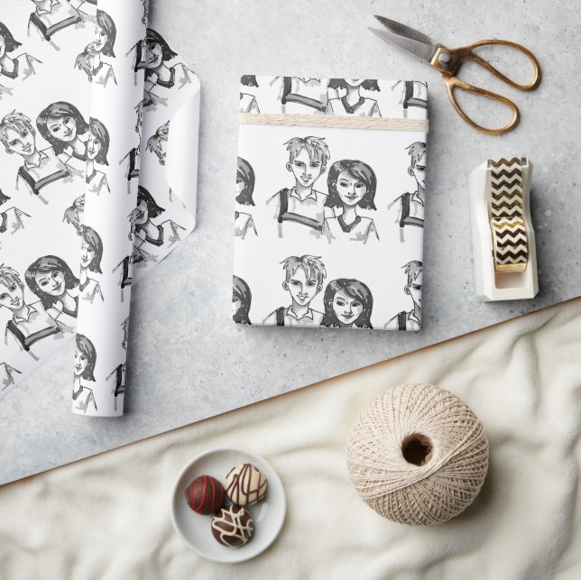 Papel De Regalo Son and Daughter Day (Artesanía)