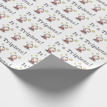 ¡Son trillizos! Unisex, Baby Gift Wrap