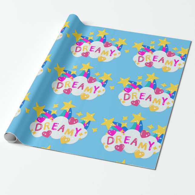 Papel De Regalo soñador (Desenrollado)