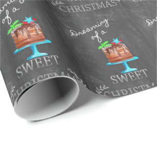 Papel De Regalo ¡Soñando con un dulce Navidad!