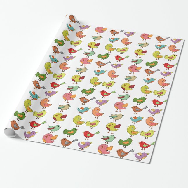 Papel De Regalo Songbirds dulce multicolor Thunder_Cove 1 (Desenrollado)
