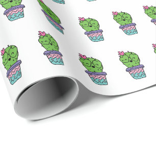 Papel De Regalo Sonriente Cactus Art Valentines Art Valentines Dra