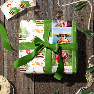 Papel De Regalo Sonrisa de patrón de rana cutáneo Mensajes de text