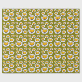 Papel De Regalo Sonrisas Alegres De Manzanillas