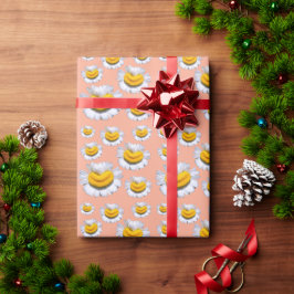 Papel De Regalo Sonrisas Alegres De Manzanillas