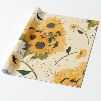Papel De Regalo Sonrisas de girasol