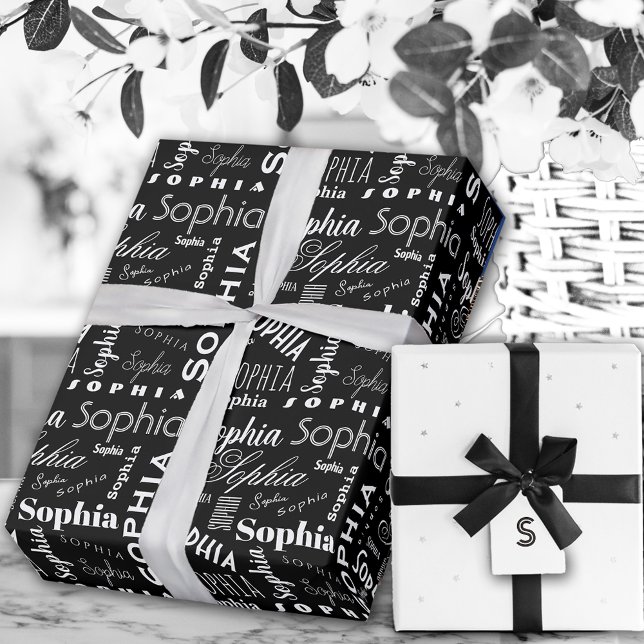 Papel De Regalo Sophia Custom Name (Subido por el creador)