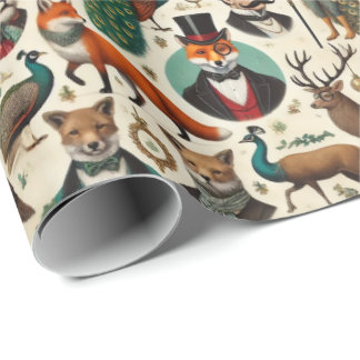 Papel De Regalo Sophisticated Aristocratic Christmas Wrapping Pape
