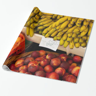 Papel De Regalo Soporte de fruta del mercado del granjero