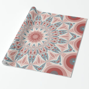 Papel De Regalo Sorprendente arte fractal moderno Kaleidoscope Man