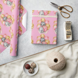 Papel De Regalo Sorpresa de cumpleaños en silencio