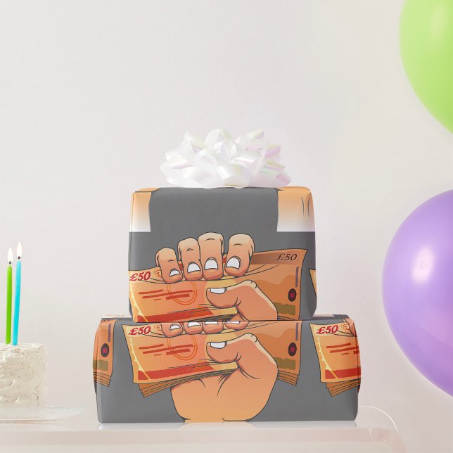 Papel De Regalo Sosteniendo Dinero (Subido por el creador)