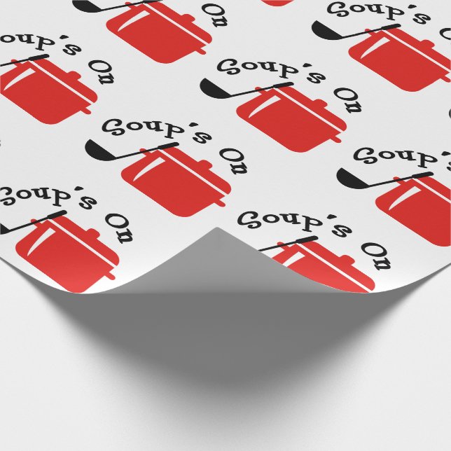 Papel De Regalo Soup's On (Esquina)