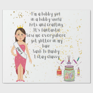 Papel De Regalo Soy Chica de Hobby en Hobby World