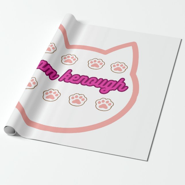 Papel De Regalo Soy el gato ksuficiente t-shert (Desenrollado)