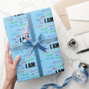 Papel De Regalo Soy Inspirador, Positivo, Religioso, Cristiano