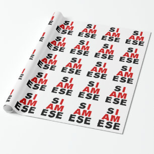 PAPEL DE REGALO SOY SIAMÉS
