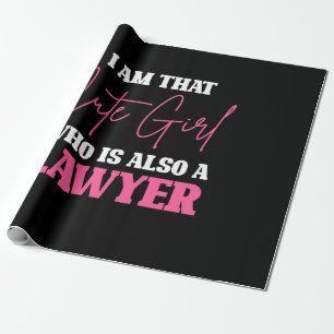 Papel De Regalo Soy Un Chica De Abogados Astuto