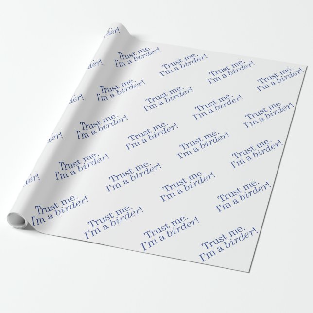 Papel De Regalo Soy un pájaro (Desenrollado)