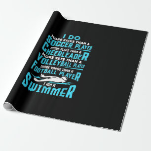 Papel De Regalo Soy Una Piscina Divertida Para Nadar Un Regalo De