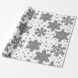 Papel De Regalo Sparkke latus snowflakes