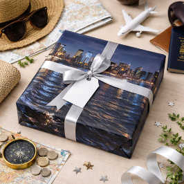 Papel De Regalo Sparkling Manhattan Lights