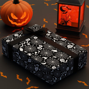 Papel De Regalo Spiderwebs Color del Personalizado de Halloween