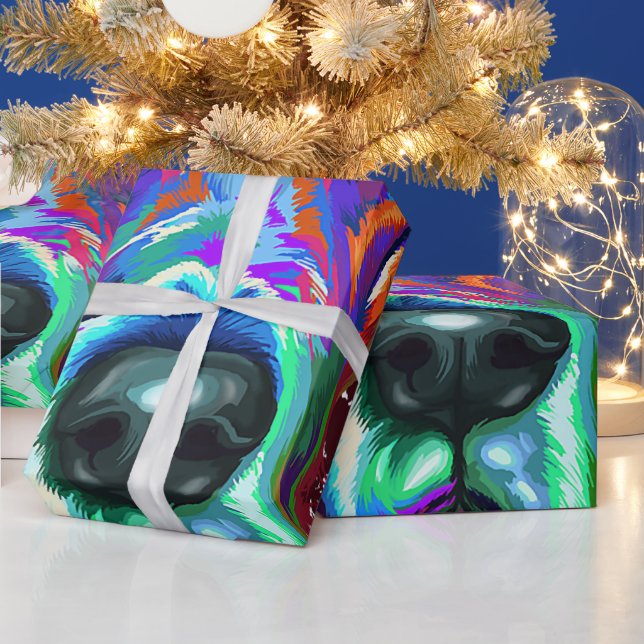 Papel De Regalo Splash Art Great Dane Puppy Lover Gifts (Vacaciones)