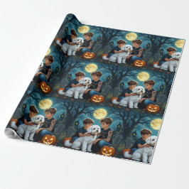 Papel De Regalo Spooky & Cute Halloween Wrapping Paper