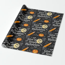 Papel De Regalo Spooky & Cute Halloween Wrapping Paper