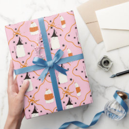 Papel De Regalo Spooky Cute Happy Halloween