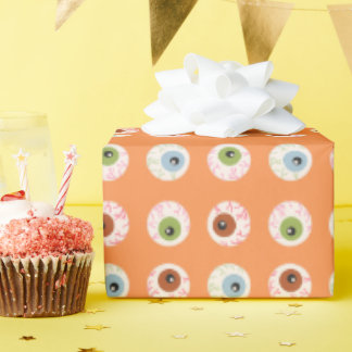 Papel De Regalo Spooky Eyeballs