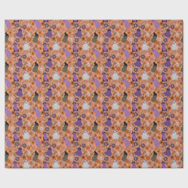 Papel De Regalo Spooky floral