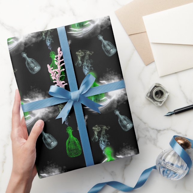 Papel De Regalo Spooky Ghostly Hands Halloween  (Regalar)