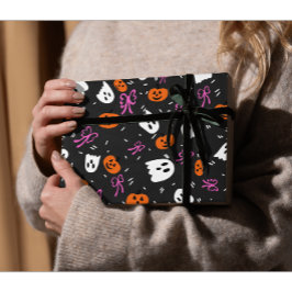 Papel De Regalo Spooky Halloween 