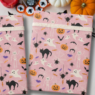 Papel De Regalo Spooky One Primera Cumpleaños de Halloween de Niño