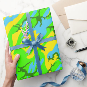 Papel De Regalo Spring Meadow Camo