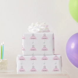 Papel De Regalo Sprinkle Love Baby Girl Shower Fiesta Pink