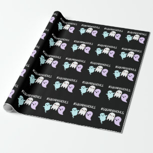 Papel De Regalo Squad Ghouls Halloween divertido fantasma broma os