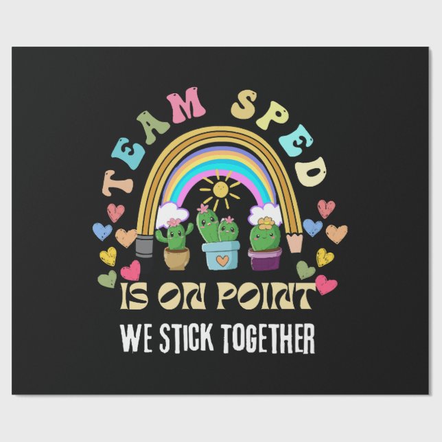 Papel De Regalo Squad we Forever Sticky para profesor (Superficie plana)