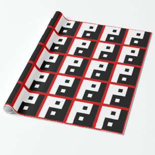 Papel De Regalo Square Yin Yang