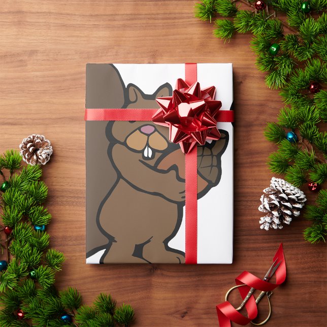 Papel De Regalo Squirrel With An Acorn (Subido por el creador)