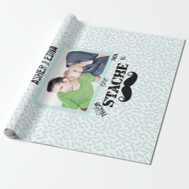 Papel De Regalo Sr. Mustache Hipster Pattern