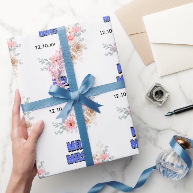 Papel De Regalo Sr. & Sra. (Regalar)