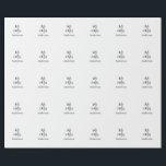 Papel De Regalo Sr & Sra agregar apellido año fecha favor de la bo<br><div class="desc">diseño</div>