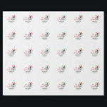 Papel De Regalo Sr & Sra agregar apellido año fecha favor de la bo<br><div class="desc">diseño</div>