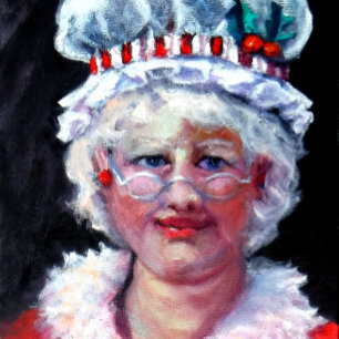 Papel De Regalo Sra. Claus Gift