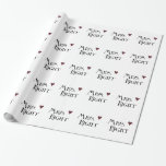 Papel De Regalo Sra. Right<br><div class="desc">Sra. Derecha relaciona tipografía con corazón</div>