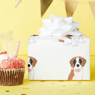 Papel De Regalo St Bernard